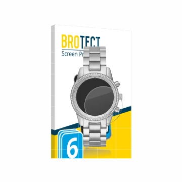 Parte frontale di una confezione del prodotto con il logo del marchio BROTECT. Accanto è raffigurato il dispositivo Michael Ko