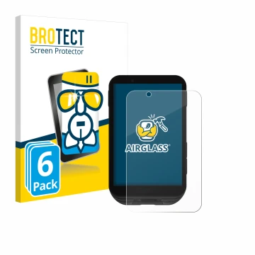 Parte frontale di una confezione del prodotto con il logo del marchio BROTECT. Accanto è raffigurato il dispositivo iGPSPORT i
