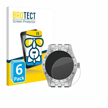 Parte frontale di una confezione del prodotto con il logo del marchio BROTECT. Accanto è raffigurato il dispositivo Seiko 5 Sp