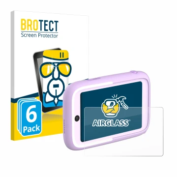 Parte frontale di una confezione del prodotto con il logo del marchio BROTECT. Accanto è raffigurato il dispositivo Myfirst Ca