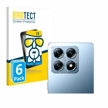 Parte frontale di una confezione del prodotto con il logo del marchio BROTECT. Accanto è raffigurato il dispositivo Xiaomi 14T