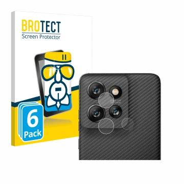 Parte frontale di una confezione del prodotto con il logo del marchio BROTECT. Accanto è raffigurato il dispositivo Motorola T