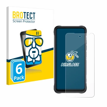 Parte frontale di una confezione del prodotto con il logo del marchio BROTECT. Accanto è raffigurato il dispositivo GlobeXplor