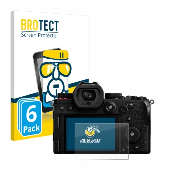 Parte frontale di una confezione del prodotto con il logo del marchio BROTECT. Accanto è raffigurato il dispositivo Panasonic 