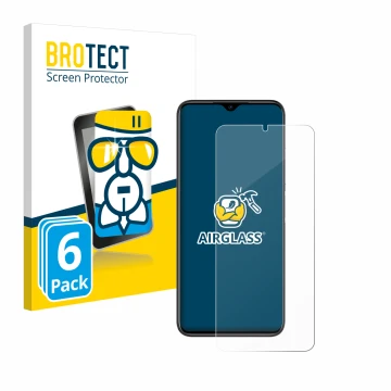 Parte frontale di una confezione del prodotto con il logo del marchio BROTECT. Accanto è raffigurato il dispositivo Doogee N50