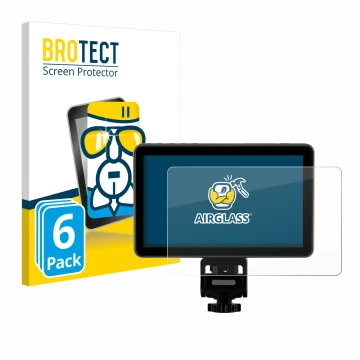Parte frontale di una confezione del prodotto con il logo del marchio BROTECT. Accanto è raffigurato il dispositivo Rollei Vil