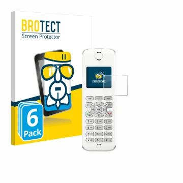 Parte frontale di una confezione del prodotto con il logo del marchio BROTECT. Accanto è raffigurato il dispositivo AVM Fritz!