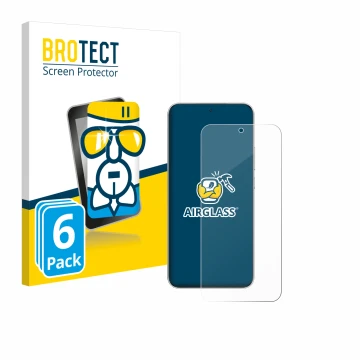 Parte frontale di una confezione del prodotto con il logo del marchio BROTECT. Accanto è raffigurato il dispositivo Honor Magi