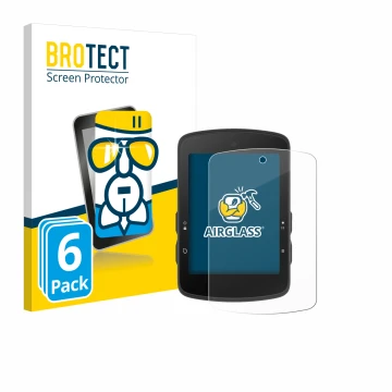 Parte frontale di una confezione del prodotto con il logo del marchio BROTECT. Accanto è raffigurato il dispositivo Bryton Rid