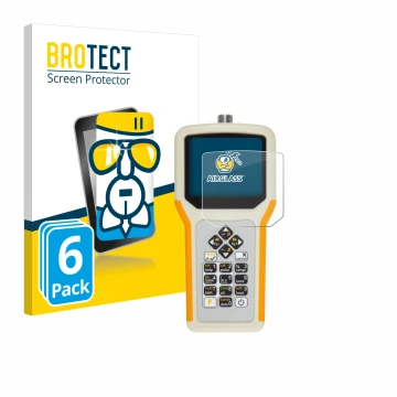 Parte frontale di una confezione del prodotto con il logo del marchio BROTECT. Accanto è raffigurato il dispositivo RigExpert 