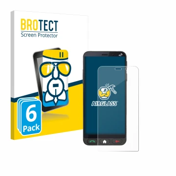 Parte frontale di una confezione del prodotto con il logo del marchio BROTECT. Accanto è raffigurato il dispositivo Brondi Ami