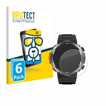 Parte frontale di una confezione del prodotto con il logo del marchio BROTECT. Accanto è raffigurato il dispositivo Blackview 