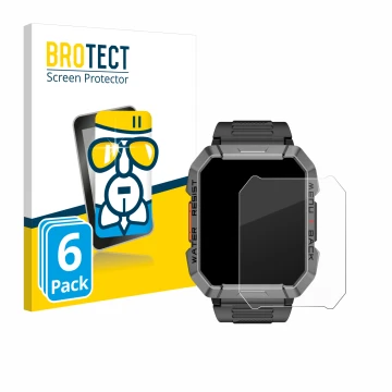 Parte frontale di una confezione del prodotto con il logo del marchio BROTECT. Accanto è raffigurato il dispositivo Blackview 