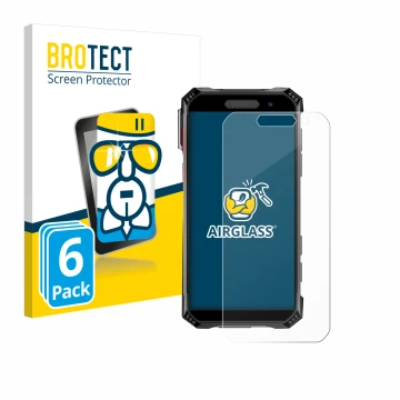 Parte frontale di una confezione del prodotto con il logo del marchio BROTECT. Accanto è raffigurato il dispositivo Soyes S10 