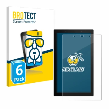 Parte frontale di una confezione del prodotto con il logo del marchio BROTECT. Accanto è raffigurato il dispositivo SONOFF NSP