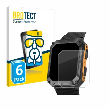 Parte frontale di una confezione del prodotto con il logo del marchio BROTECT. Accanto è raffigurato il dispositivo Stahlgear 