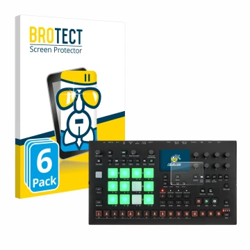 Parte frontale di una confezione del prodotto con il logo del marchio BROTECT. Accanto è raffigurato il dispositivo Elektron A