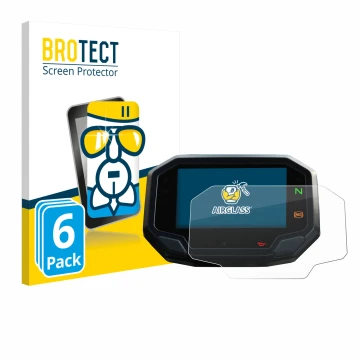 Parte frontale di una confezione del prodotto con il logo del marchio BROTECT. Accanto è raffigurato il dispositivo Kawasaki N