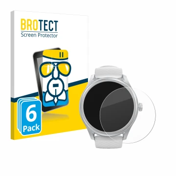 Parte frontale di una confezione del prodotto con il logo del marchio BROTECT. Accanto è raffigurato il dispositivo Hama Smart