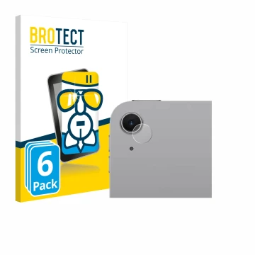 Parte frontale di una confezione del prodotto con il logo del marchio BROTECT. Accanto è raffigurato il dispositivo Apple iPad