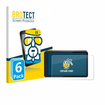 Parte frontale di una confezione del prodotto con il logo del marchio BROTECT. Accanto è raffigurato il dispositivo CARabc DB6