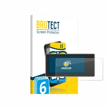 Parte frontale di una confezione del prodotto con il logo del marchio BROTECT. Accanto è raffigurato il dispositivo Acta Berg 