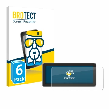 Parte frontale di una confezione del prodotto con il logo del marchio BROTECT. Accanto è raffigurato il dispositivo Vantrue Ne