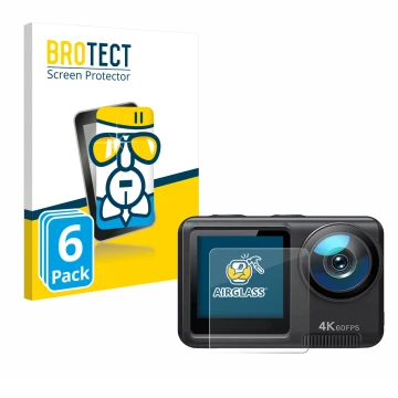 Parte frontale di una confezione del prodotto con il logo del marchio BROTECT. Accanto è raffigurato il dispositivo Wolfang GA