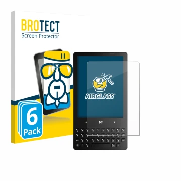 Parte frontale di una confezione del prodotto con il logo del marchio BROTECT. Accanto è raffigurato il dispositivo The Minima