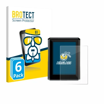 Parte frontale di una confezione del prodotto con il logo del marchio BROTECT. Accanto è raffigurato il dispositivo Shimano SC
