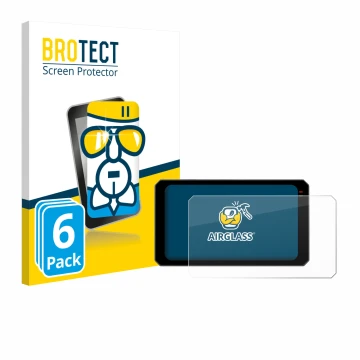 Parte frontale di una confezione del prodotto con il logo del marchio BROTECT. Accanto è raffigurato il dispositivo Chigee AIO