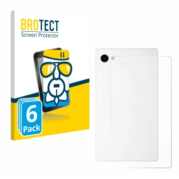 Parte frontale di una confezione del prodotto con il logo del marchio BROTECT. Accanto è raffigurato il dispositivo The Minima