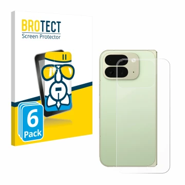 Parte frontale di una confezione del prodotto con il logo del marchio BROTECT. Accanto è raffigurato il dispositivo Google Pix