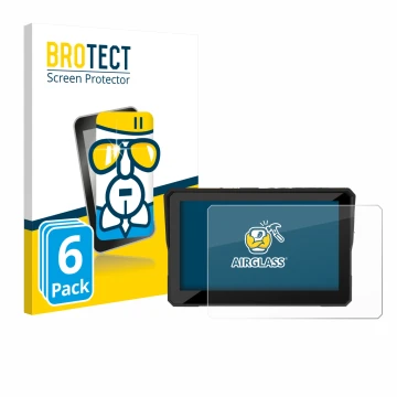 Parte frontale di una confezione del prodotto con il logo del marchio BROTECT. Accanto è raffigurato il dispositivo Carpuride 