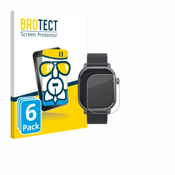Parte frontale di una confezione del prodotto con il logo del marchio BROTECT. Accanto è raffigurato il dispositivo Kospet Pul