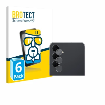 Parte frontale di una confezione del prodotto con il logo del marchio BROTECT. Accanto è raffigurato il dispositivo Samsung Ga