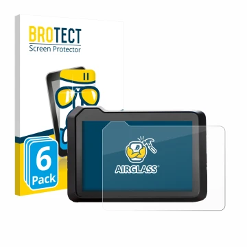 Parte frontale di una confezione del prodotto con il logo del marchio BROTECT. Accanto è raffigurato il dispositivo KTM 990 Du