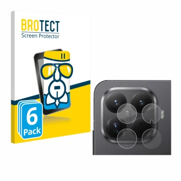 Parte frontale di una confezione del prodotto con il logo del marchio BROTECT. Accanto è raffigurato il dispositivo Xiaomi 15T