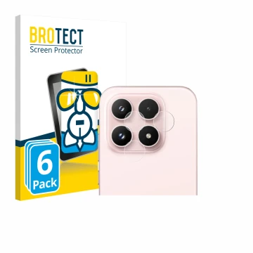 Parte frontale di una confezione del prodotto con il logo del marchio BROTECT. Accanto è raffigurato il dispositivo Xiaomi 17 