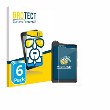 Parte frontale di una confezione del prodotto con il logo del marchio BROTECT. Accanto è raffigurato il dispositivo Xiaomi Qin