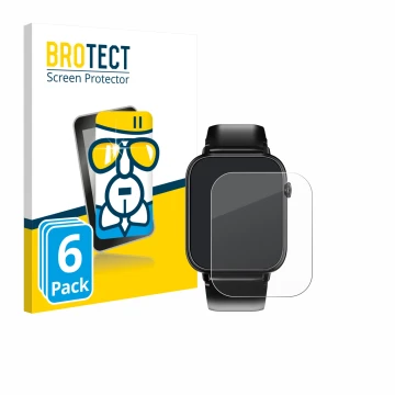 Parte frontale di una confezione del prodotto con il logo del marchio BROTECT. Accanto è raffigurato il dispositivo Oukitel V3