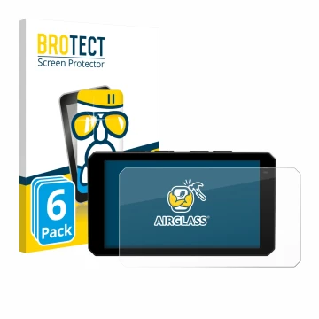 Parte frontale di una confezione del prodotto con il logo del marchio BROTECT. Accanto è raffigurato il dispositivo Chigee AIO