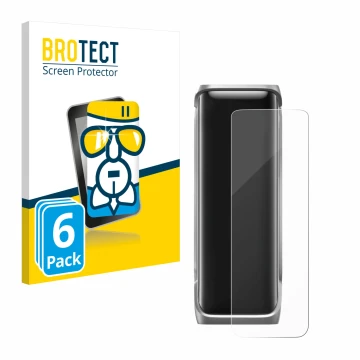 Parte frontale di una confezione del prodotto con il logo del marchio BROTECT. Accanto è raffigurato il dispositivo EcoFlow Ra