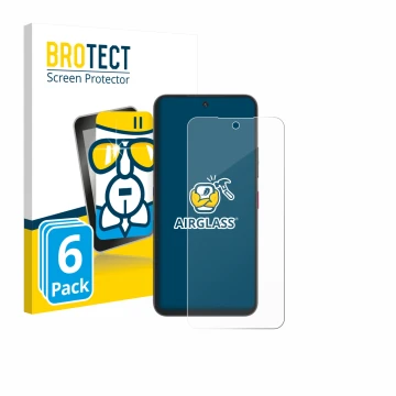 Parte frontale di una confezione del prodotto con il logo del marchio BROTECT. Accanto è raffigurato il dispositivo Telekom T 