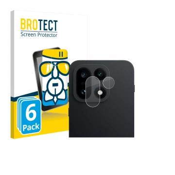 Parte frontale di una confezione del prodotto con il logo del marchio BROTECT. Accanto è raffigurato il dispositivo OnePlus 15