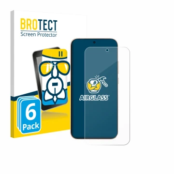 Parte frontale di una confezione del prodotto con il logo del marchio BROTECT. Accanto è raffigurato il dispositivo Oppo Reno 