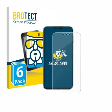 Parte frontale di una confezione del prodotto con il logo del marchio BROTECT. Accanto è raffigurato il dispositivo Huawei Mat