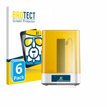 Parte frontale di una confezione del prodotto con il logo del marchio BROTECT. Accanto è raffigurato il dispositivo Anycubic W