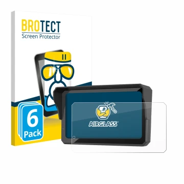Parte frontale di una confezione del prodotto con il logo del marchio BROTECT. Accanto è raffigurato il dispositivo Carpuride 