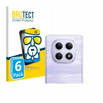 Parte frontale di una confezione del prodotto con il logo del marchio BROTECT. Accanto è raffigurato il dispositivo Xiaomi Red